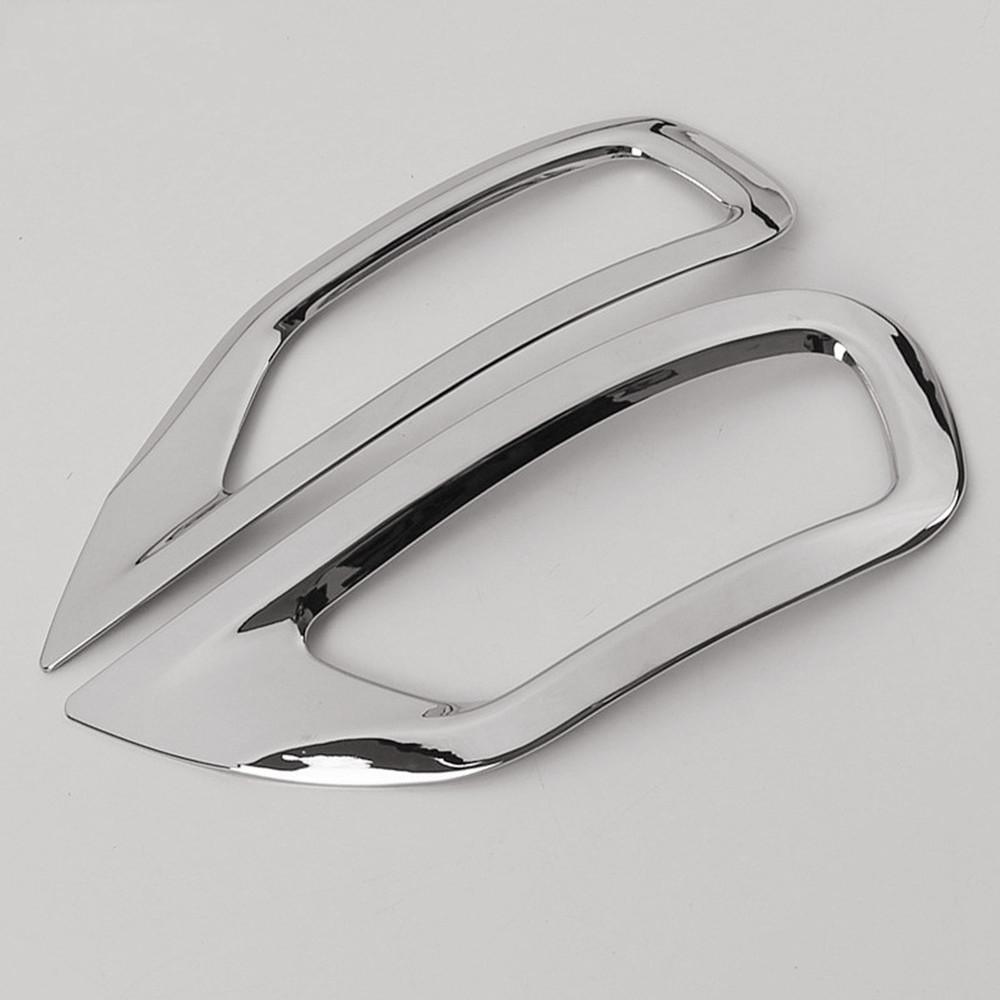 För Jeep Grand Cherokee WK2 Dimbakljus Lampa Stötfångare Dimljus Krom Kåpa Bezel Tillbehör 2011 - 2017 2018 Listning