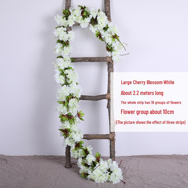 Artificial Rose Vine Hanging Basket and Arch Decoration