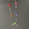 Bohemiean Star Bead Clavicle Chain Fashion Star Charm Necklace Star Chain Choker Womens Daily Outfits Delicate Jewelry