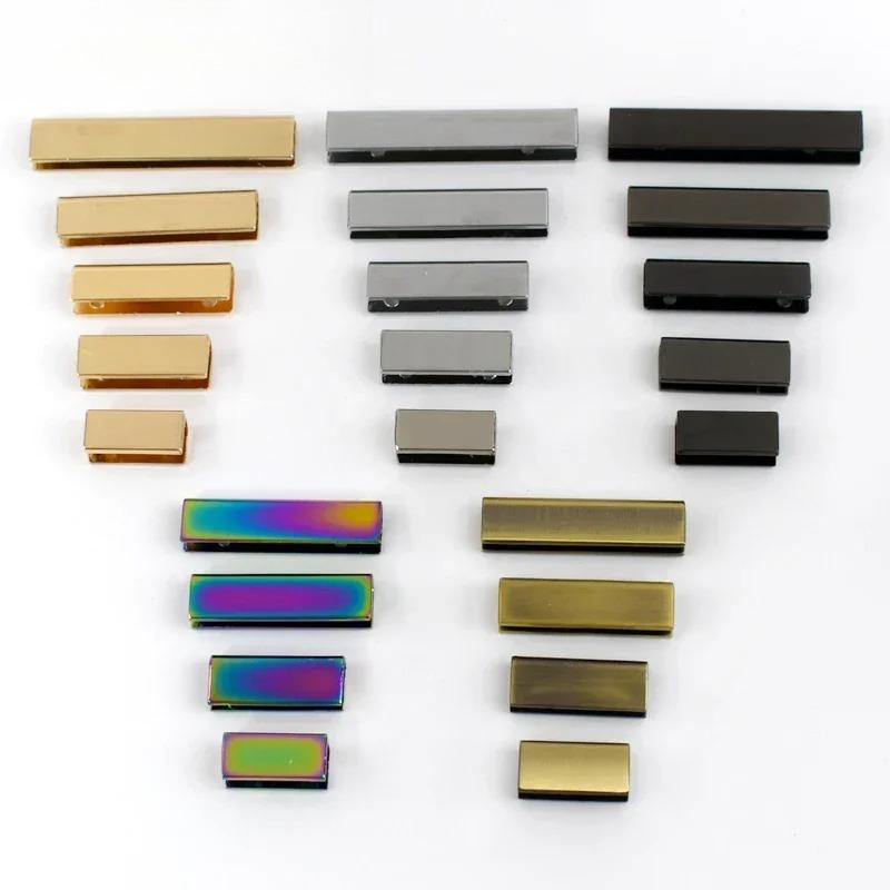 5Pcs 19/25/32/39/52mm Metal Buckles Corner Edges Protector Buckle with Screws Strap Cover Tail Clips Clasp Webbing End Stopper