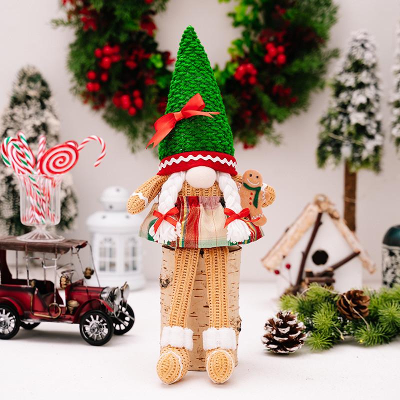 Whimsical Man Gingerbread Lighted Doll With Hanging Legs For Joyful Christmas Decor