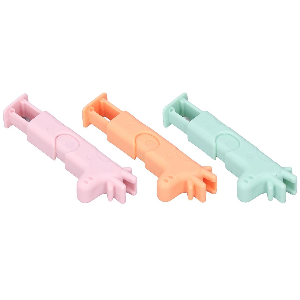 Sealing Clips Strong Clamping Force Moisture Proof Giraffe Look Plastic Bag Clips for Food Storage B