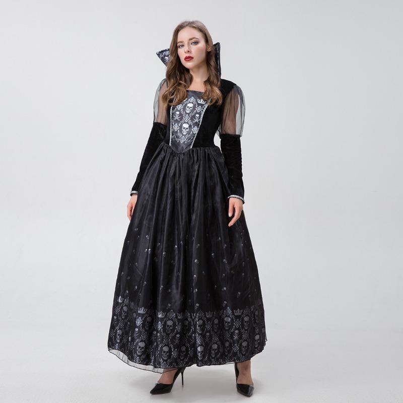 Halloween Costumes New Horror Skull Head Zombie Costume Bar Party Vampire Demon Costume