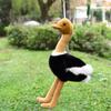 Simulation Ostrich Plush Toy Stuffed Lifelike Animal Doll Soft Bird Pillow Cute Gift for Kids Girl