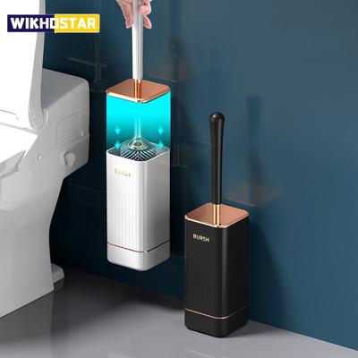 TPR-Silikon-Toilettenbürste, flexible, weiche Borsten, Reinigungsbürste, keine toten Ecken, WC-Toilettenbürste, Badezimmerzubehör