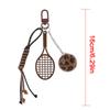 Unique Soft Plush Bag Charm Racket Ball Bag Pendant Fashionable Bags Decoration and Fun Keychain For Trendsetters
