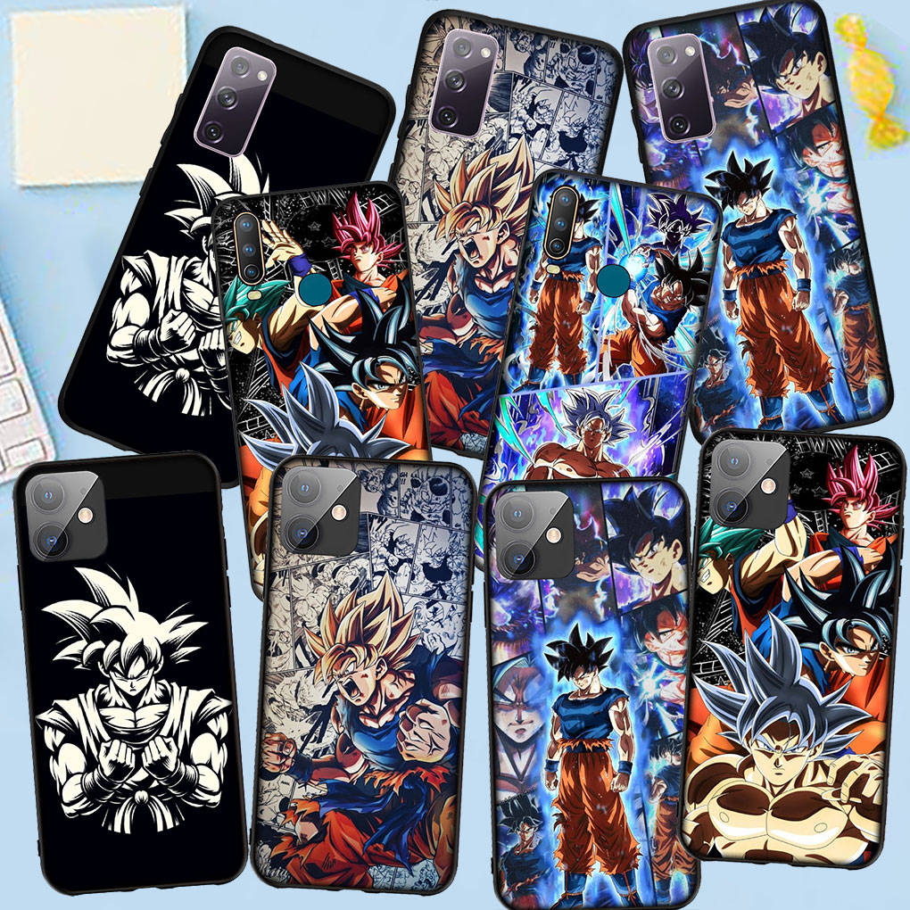Phone Case for Samsung Galaxy S25 S24 S23 iPhone 16 15 Redmi Note 14 13 12 16E 11 Pro Max XR OPPO Moto Huawei Dragon Ball Goku DragonBall Super Cover