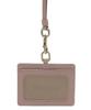 And ID Case Lizard Employee ID Case Pass Case Pass Case One Size Maroon Dusty Pink [Toff Lodestone]