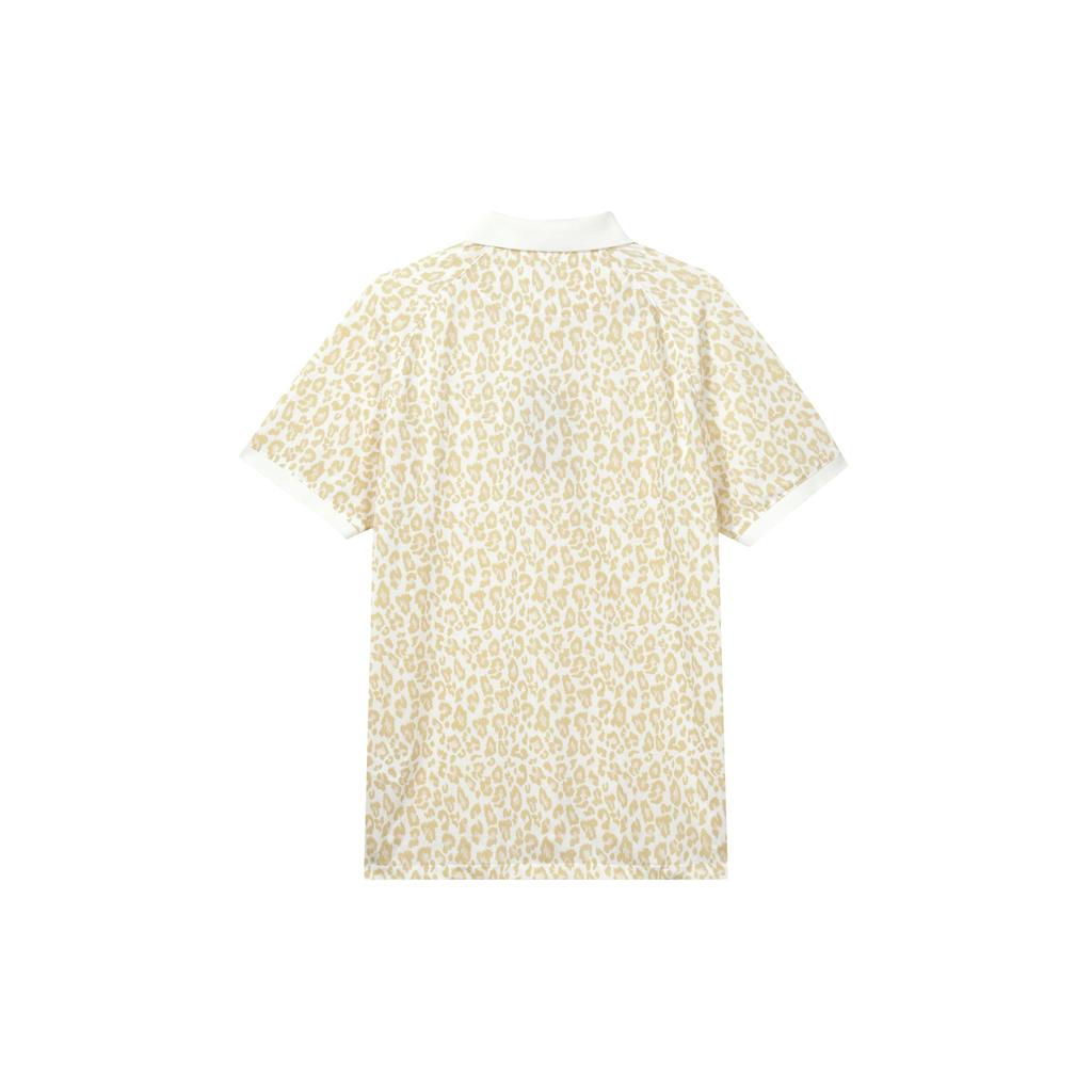 Jordan Sport All-Over Print Casual Polo Shirt Men Tops Light-Yellow FN5853-133