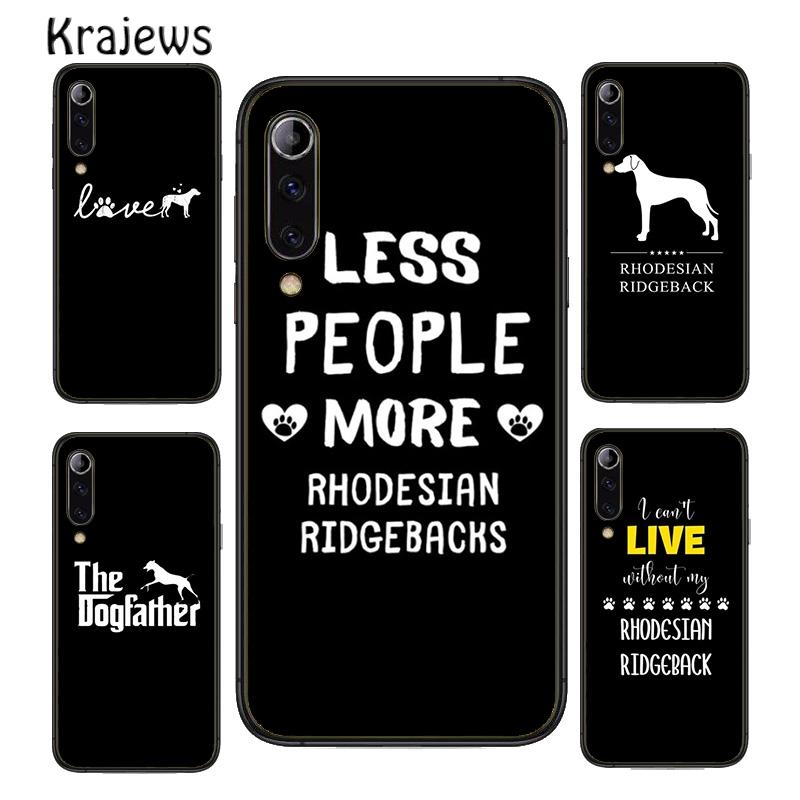 Krajews Rhodesian Ridgeback Dog Phone Case Cover For iPhone 17 Air 16 15 14 Plus 11 Pro Max 13 Pro Max 12 Max Coque