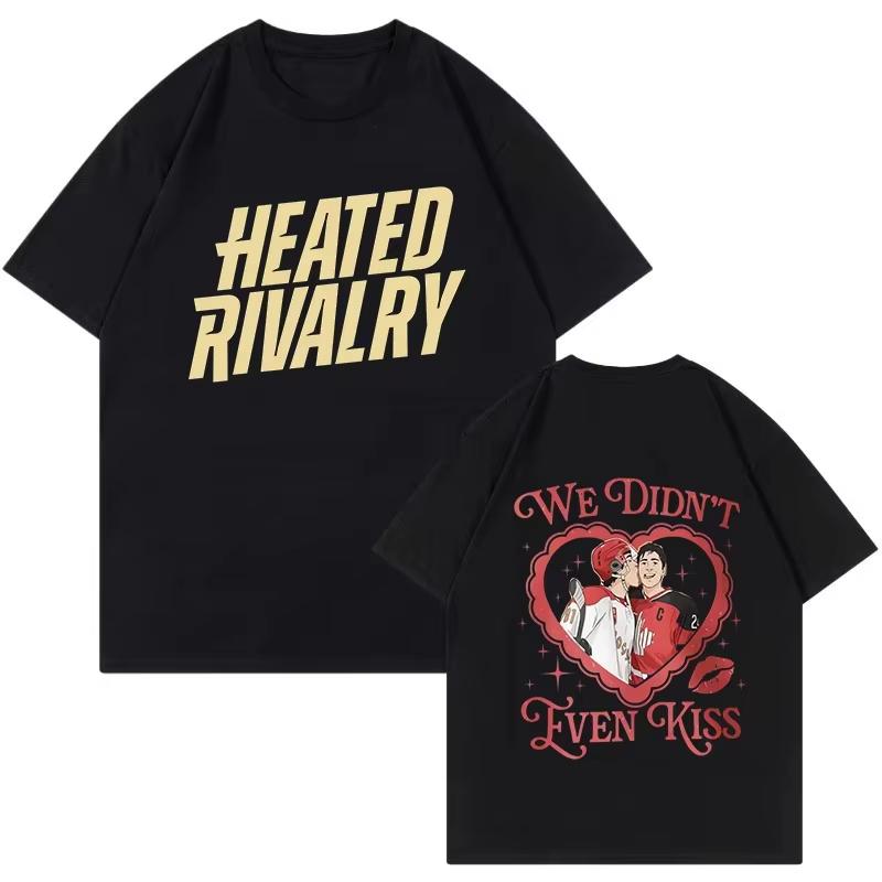 Heated Rivalry Print T Shirt Unisex Hip Hop Tees Tops Hot TV Fashion Tshirt Unisex Women Graphic Vintage TShirt Streetwear Clothes