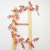 1.95m/72Heads Red Fruit Rattan Artificial Vine For Home Christmas Decoration Party Supplies Backdrop Wall Christmas Garland