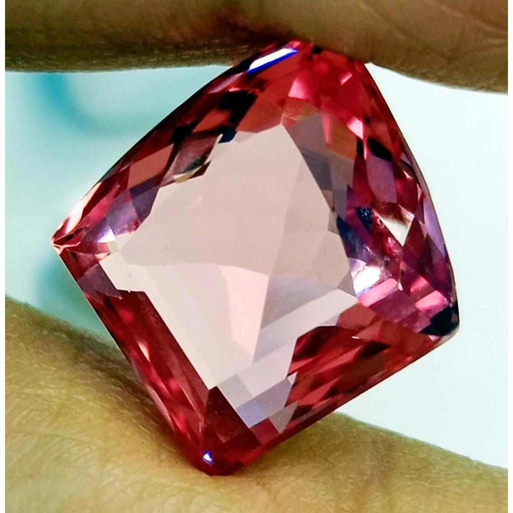Natural Padparadscha Sapphire 17-19 Ct Fancy Cut Certified Stunning Gemstone