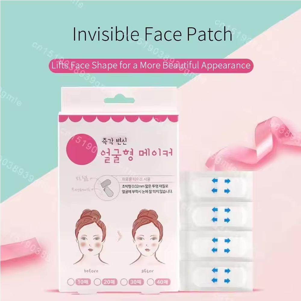40/400Pcs Invisible Face Lift Tapes V Lift Face Sticker Remove Double Chin Wrinkle Lifting Slim Patch Breathable Sticker Tighten