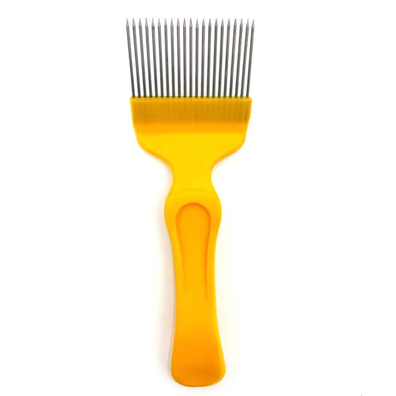 

Инструменты для пчеловодства 18 штифтов вилки для пчелиного меда прямые иглы вилки для распечатывания меда из нержавеющей стали грабли лопатка расческа жёлтый