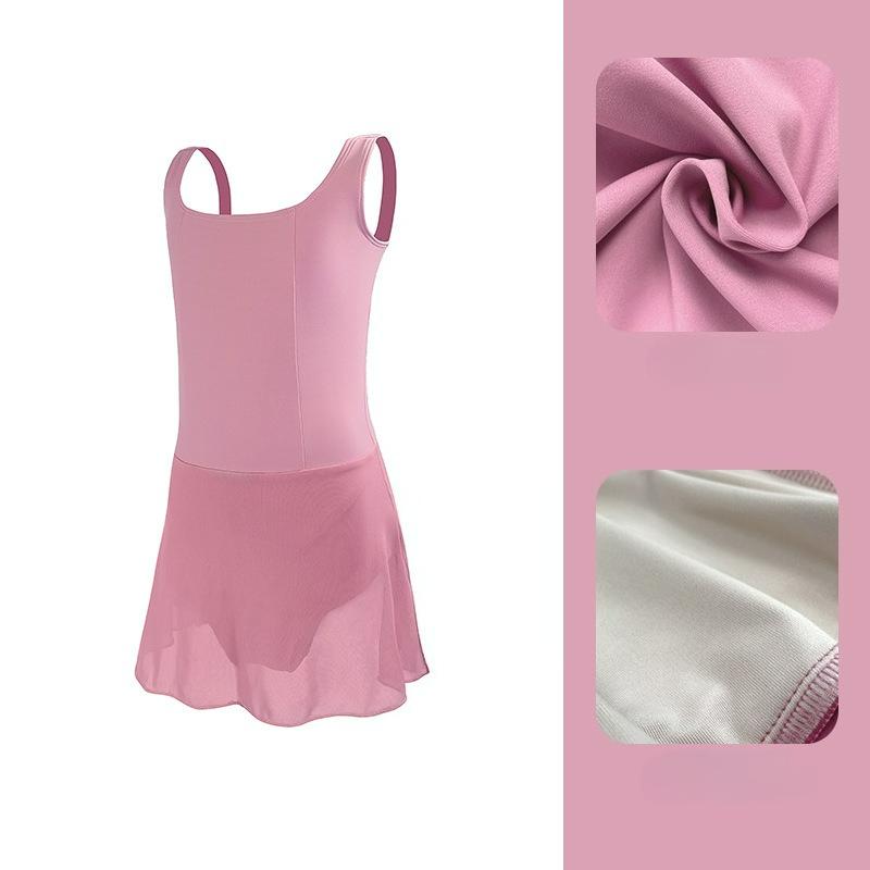 

Детская одежда для танцев на лямках, балетные пачки для девочек, детская одежда для танцев, одежда для физической гимнастики, лето 100 красный