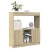 VidaXL Highboard Sonoma Oak 92x33x100 Cm Engineered Wood, Bookcase, Modern Bookcase, Bookshelf 855126