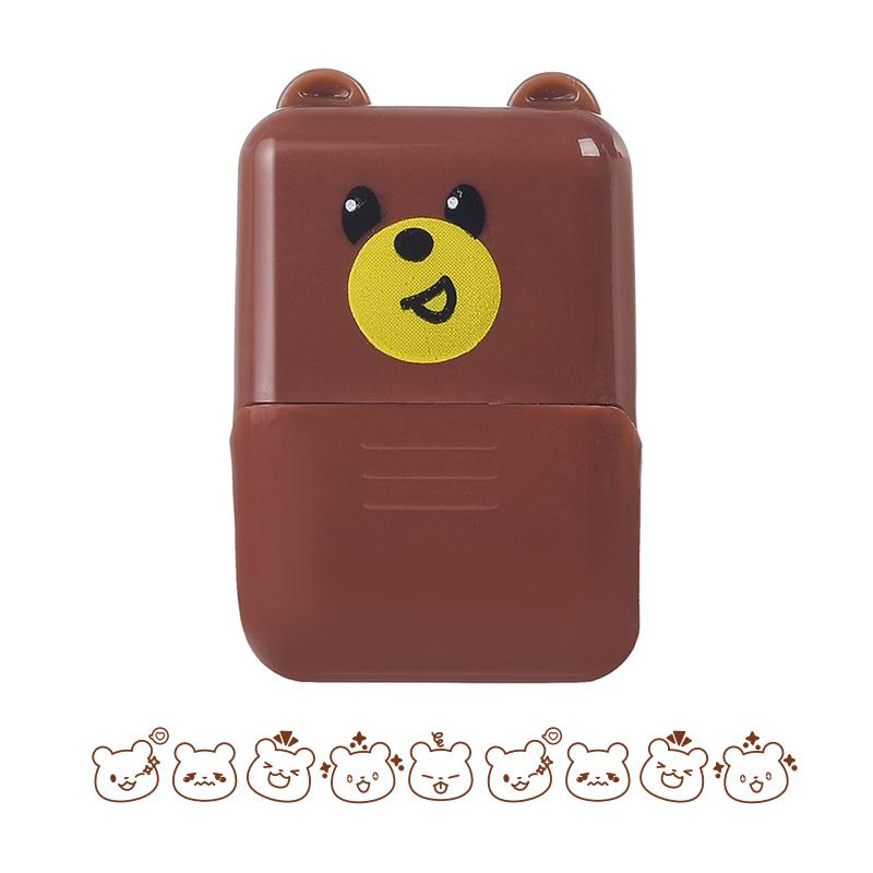 Cute Animals Cartoon Character Rolling Stamp DIY Creative Seal Graffiti Handbook Roller Decoration Stationery Journal Supplies