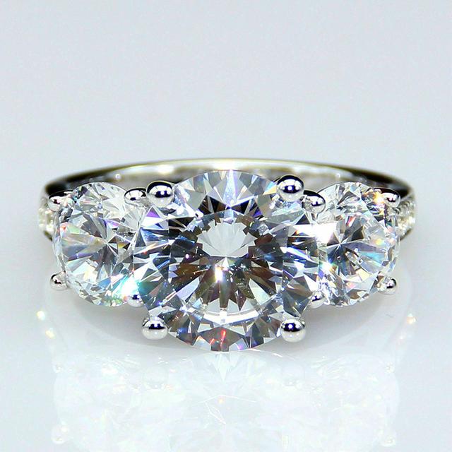 

Новые великолепные круглые кольца с кубическим цирконием для женщин AAA кристалл CZ камень темперамент милые женские обручальные кольца модные украшения 8