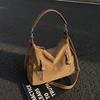 New Large-Capacity Autumn And Winter Maillard Retro Bag Women'S Fashion Casual Commuting Single Shoulder Oblique Span Tote Bag
