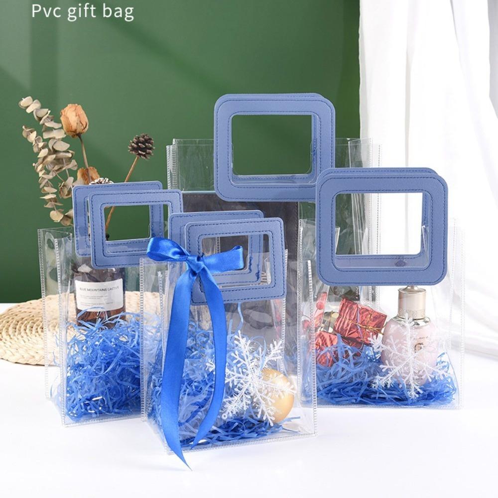 Transparent Clear Tote Bag PVC Waterproof Storage Bag Brand New Transparent Shopping Bags
