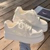 Fashion New 2025 Women's Lace-up Casual Flats White Shoes Mesh Breathable Trainers Ladies Shoes Female Sneakers for Women Basket Tenis