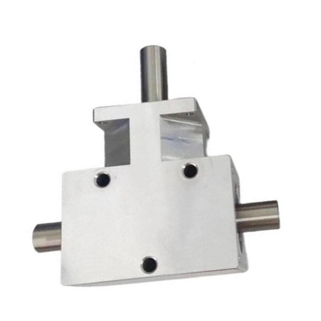 Mechanical Steering 1pc 90 Degree Spiral Bevel Gear Gearbox 12mm Co-Directional Dual Shaft Right Angle Steering Gearbox 1:1 Ratio Commutator