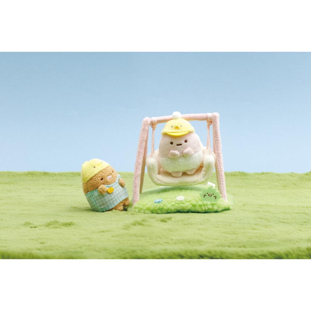 Sumikkogurashi Scene Plush Toy Swing MV23801 H120 X W120 X D100mm San-X "Minikko Nursery"