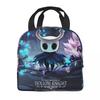 Hollow Knight Funny Games Insulated Lunch Bags Food Container Bags Portable Cooler Thermal Lunch Boxes For Work