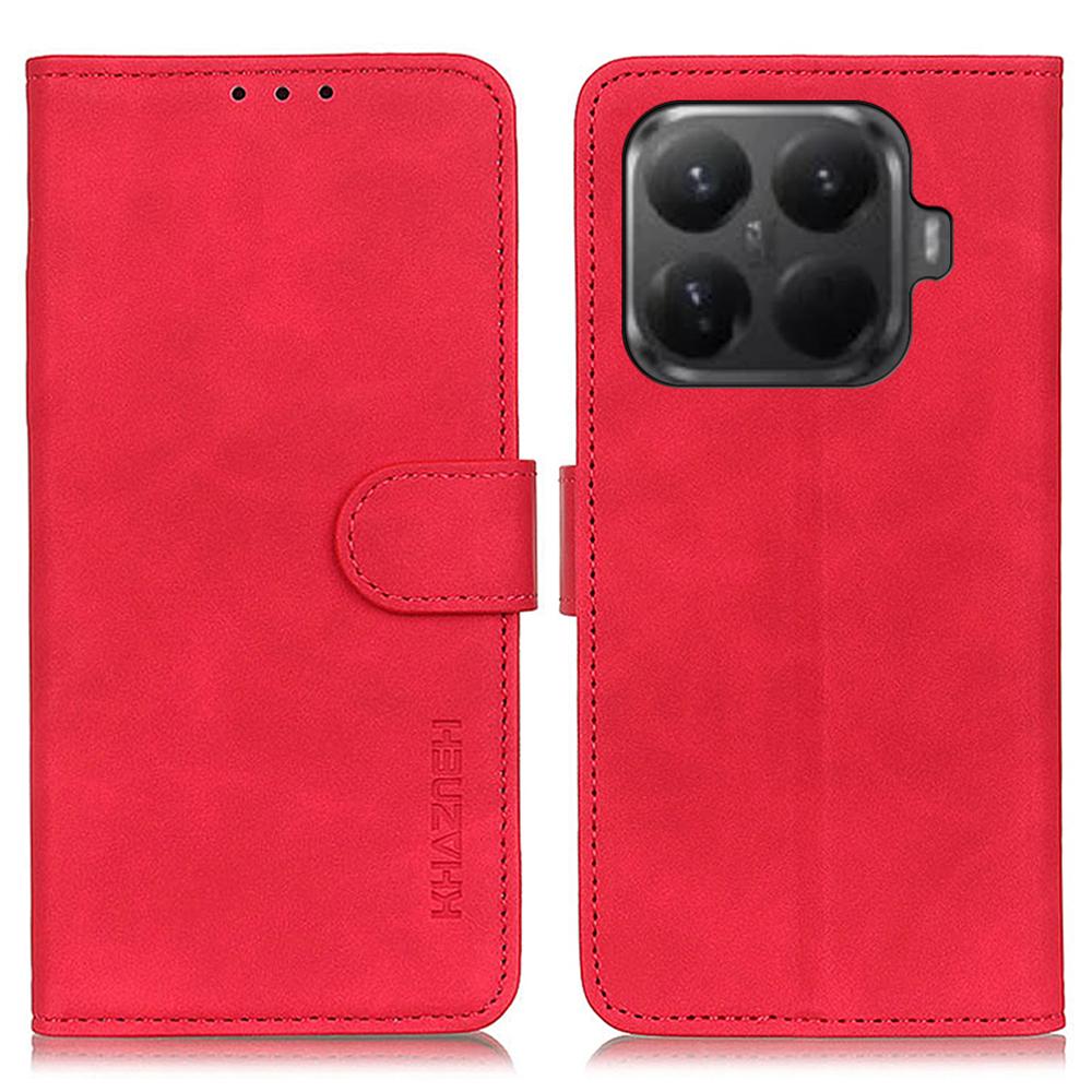 KHAZNEH For Xiaomi 15T Pro Case PU Leather Retro Texture Phone Cover