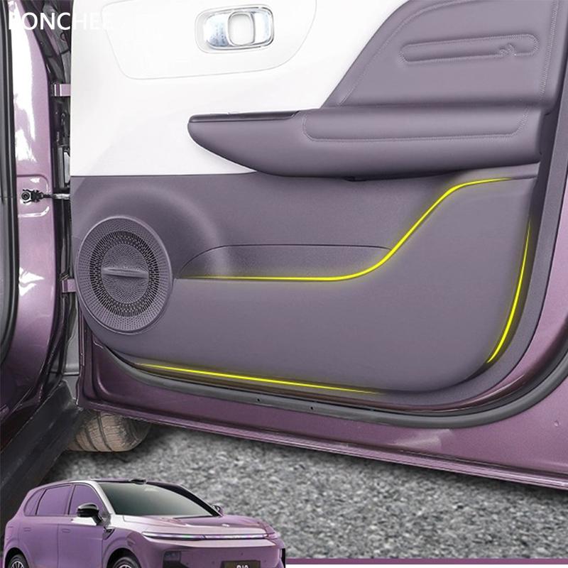 For Leapmotor B10 2025 2026 Door Anti-kick Pad Interior Decorative Door Panel Protective Pad Automobile Modification Supplies