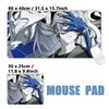 Anime Zzz Mouse Pad 900x400mm Large NonSlip Gaming Desk Mat Laptop Keyboard Tray Office Zenless Zone Zero Black