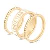 Metal Ring Clothing Sets, Gold, Women's Women's Gold R1256ODELQ-D03S