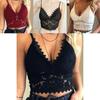Elegant Lace Women's Bralette Cami Top With Sexy V-neck And Spaghetti Straps