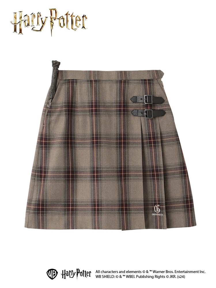 Rock Check Rock auf der Rückseite des 4313404 Slytherin [East Boy]<Harry Potter/Lined/Elastic waist> Damen (389)