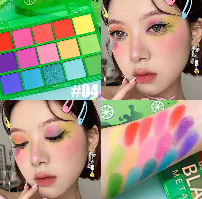 Radiant Pearlescent Matte Waterproof Eyeshadow - Non-Smudging, Vibrant Dopamine Colors