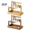 Hair Band Organizer Wooden Headband Holder Stand, Accessories Tray for Hairbands, Scrunchies, Wood Storage Rack Ties, Bows & Clips, Jewelry