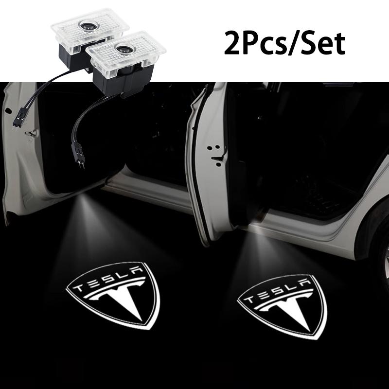 

Car Door Wireless Welcome Light LED HD Projector Lamp Decoration for Tesla Model 3 Highland 2023 Model S Model X Model Y