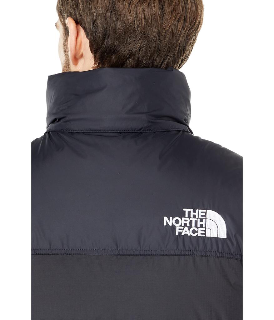 The North Face Retro Nuptse Down Vest with 1996 Retro Nuptse Recycled TNF Black Size M Hood, Men's Vest, (LE4),