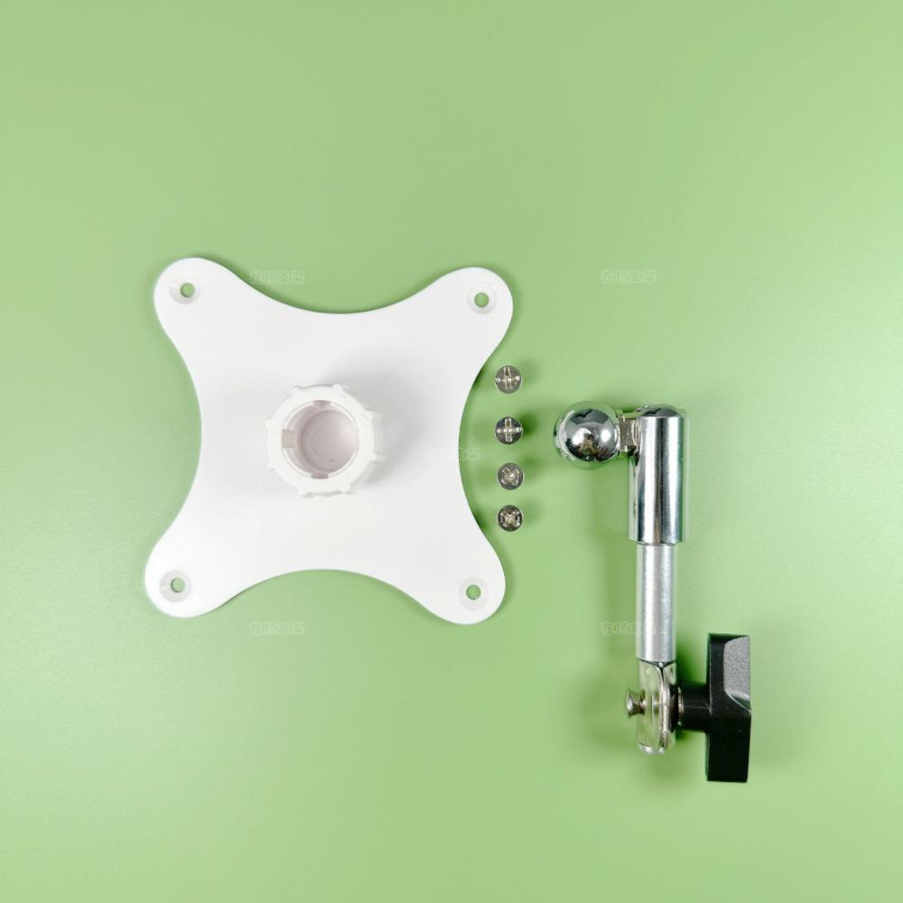 Universal Mobile Mic Boom Arm Stand Adapter: 17mm Ball Head, 1/4-Inch Interface, Tripod Spare Parts