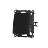 Three-position Roller Shutter Switch 1-0-2 (module), Matt Black Simon54