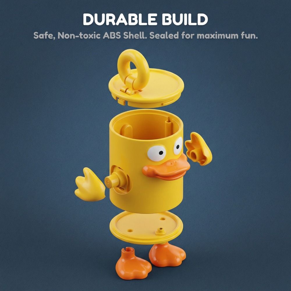 Plush Material Water Spray Toy Cute Design Beach Water Fight Duck Water Toy  Outdoor Play