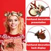 Stylish Christmas Antler Headband With Cute Bells And Colorful Bow For Celebrations Festive