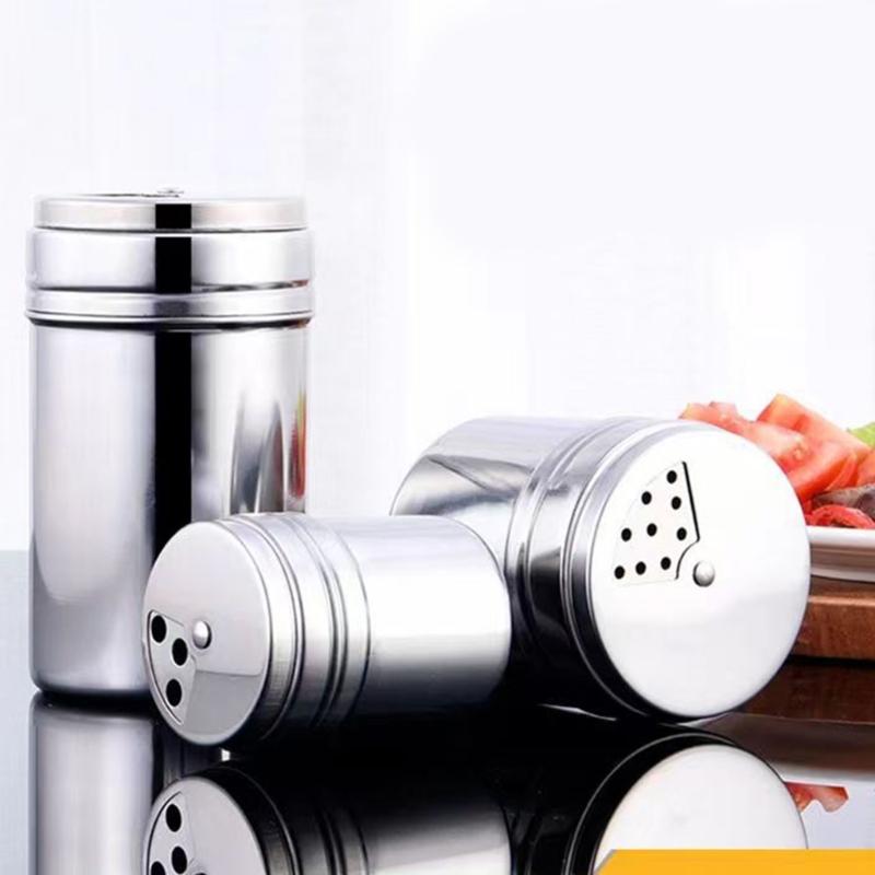 Stainless Steel Spices Storage Jar Kitchen Spices Tool Fashion Seasoning Container Suitable for Cooking Enthusiasts