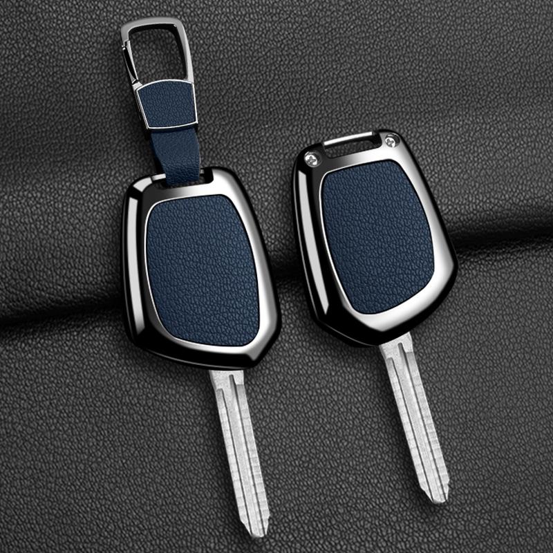 Zinc Alloy Car Key Cover Case For Renault Twingo Clio Kangoo Master No Chip Key Protection Shell Fob Keychain Accessories