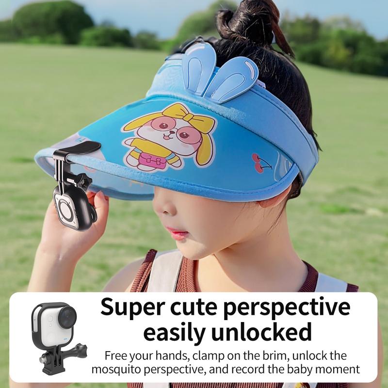 For Insta360 GO Ultra 10X Portrait Focusing Mirror Cute Treasure Macro Lens Cap Clip Close-up Lens Photography Accessories