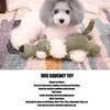 Lying Wolf Outline Plush Dog Chew Toy Interactive Pet Play Doll  Teething Puppy Breeds