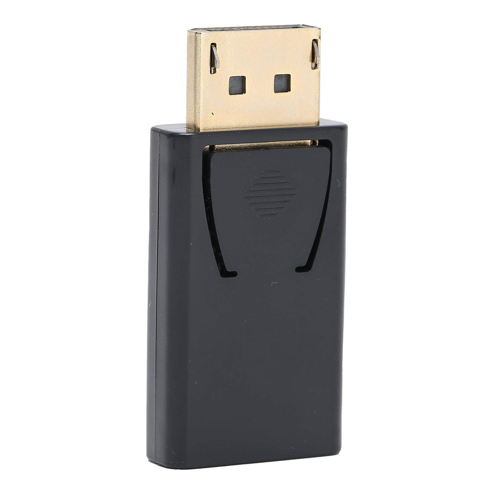 

4K DP Male to HD Multimedia Interface Female Adapter 1.4V Gold Plated Converter Black