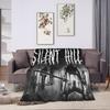 Soft Blanket Travel Office Silent Hill 2 Horror Metal Bedding Throws Flannel Bedspread For Couch Chair Graphic Sofa Bed Cover