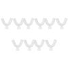 20-2pcs Soft Silicone Tooth Orthodontic Braces Set Mouth Guard Protector Dental Teeth Whitening Trays Retainer Oral Hygiene Care